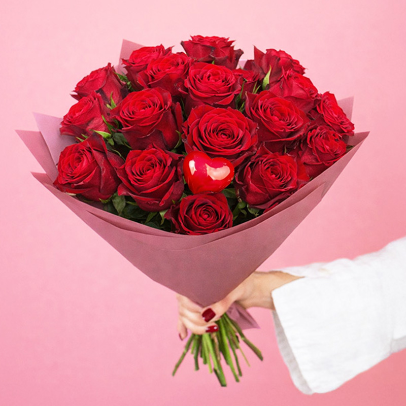 Rosor i lyxförpackning