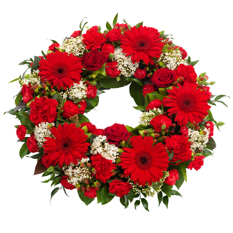 Classy Funeral Wreath | Send with Euroflorist