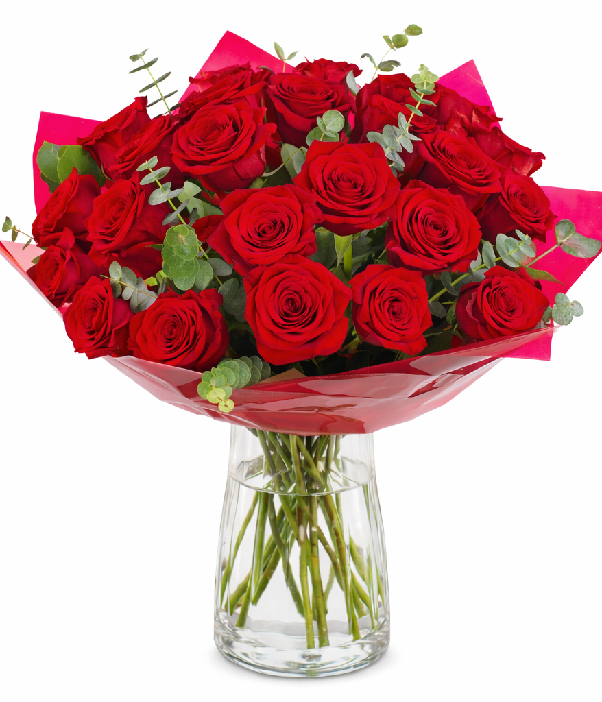 24 Red Roses | Same Day | Eflorist.co.uk