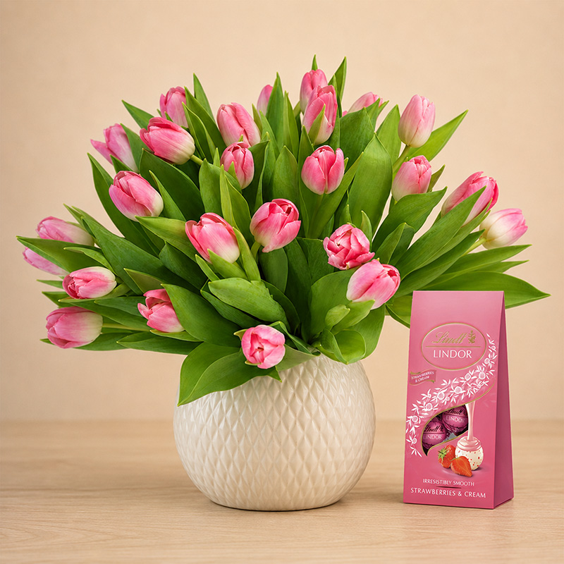 Tulipany Dla Mamy + Czekoladki