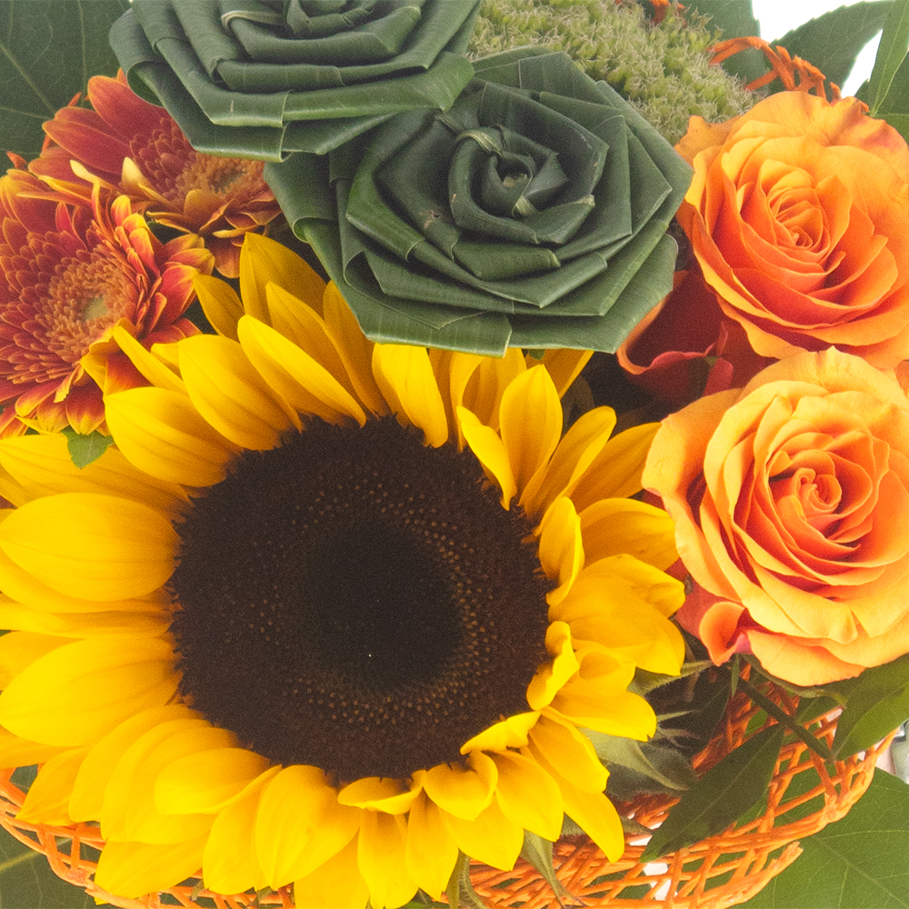 Biedermeierstrauß Sonnenblume