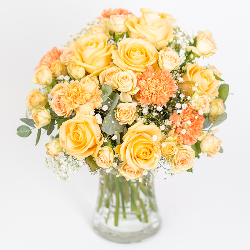Olieverf schilderij bloemen 3 luik | Kunst voor in huis