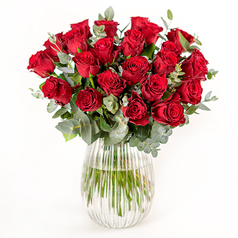 Rote Rosen & Eukalyptus