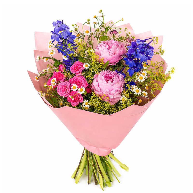 Farverig lykke i rosa indpakning