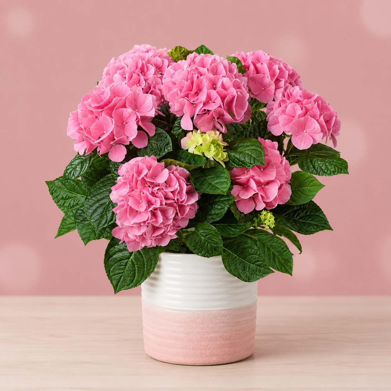 Rosa Hortensie