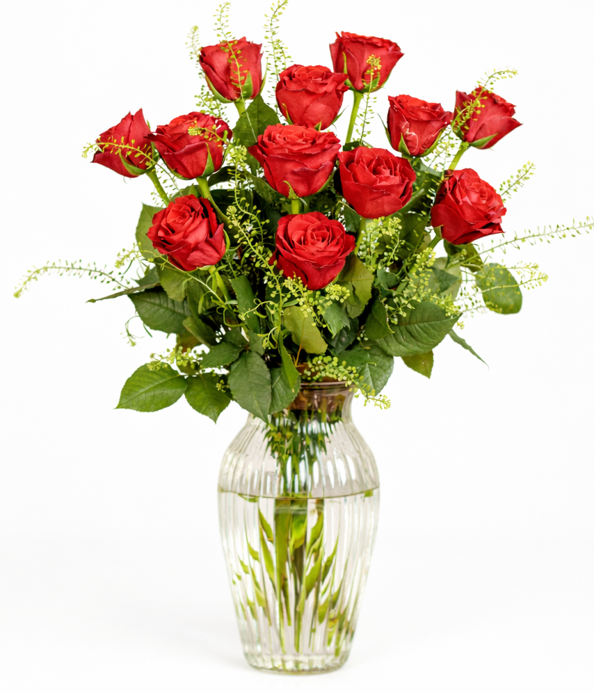 Classic 12 Red Roses | Eflorist.co.uk