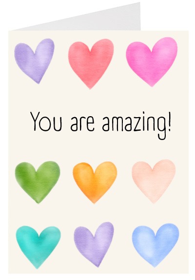 You are amazing!