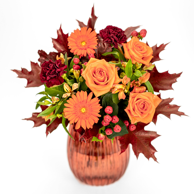 Feuriger Herbststrauß